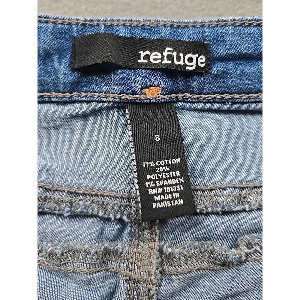 Refuge Jeans Womens Size 8 Blue Skinny Stretch Fade Comfort Casual Denim - Picture 5 of 10